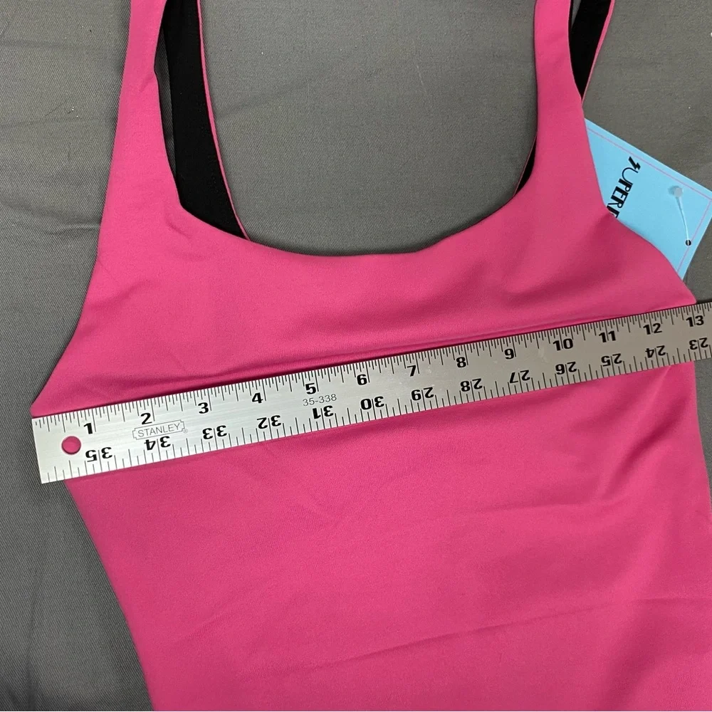 Fleo Bodysuit Small Pink Activewear Singlet One Piece Weightlifting NEW - Picture 11 of 15